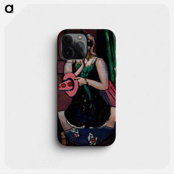 Carnival Mask, Green, Violet, and Pink (Columbine)
 - マックス ベックマン Phone Case.