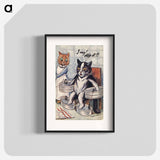 アートポスター-Anthropomorphic Cats in Altercation
 - 国立医学図書館 Poster.