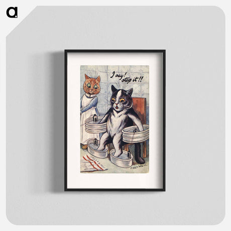 アートポスター-Anthropomorphic Cats in Altercation
 - 国立医学図書館 Poster.