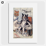 アートポスター-Anthropomorphic Cats in Altercation
 - 国立医学図書館 Poster.