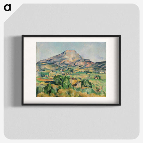 サント＝ヴィクトワール山 - ポール セザンヌ Poster.