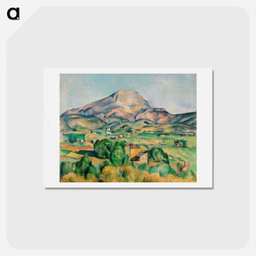 アートポストカード-Mont Sainte-Victoire - ポール セザンヌ Postcard.