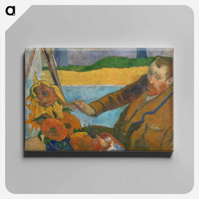 アートパネル-The Painter of Sunflowers - ポール ゴーギャン Canvas.
