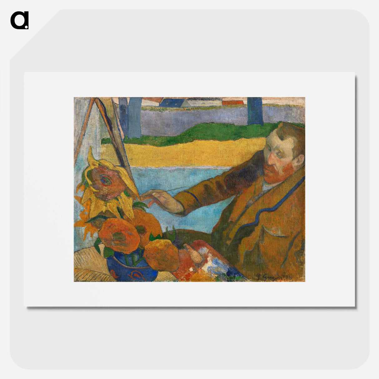 The Painter of Sunflowers - Paul Gauguin Poster.