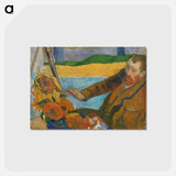 アートポストカード-The Painter of Sunflowers - ポール ゴーギャン Postcard.