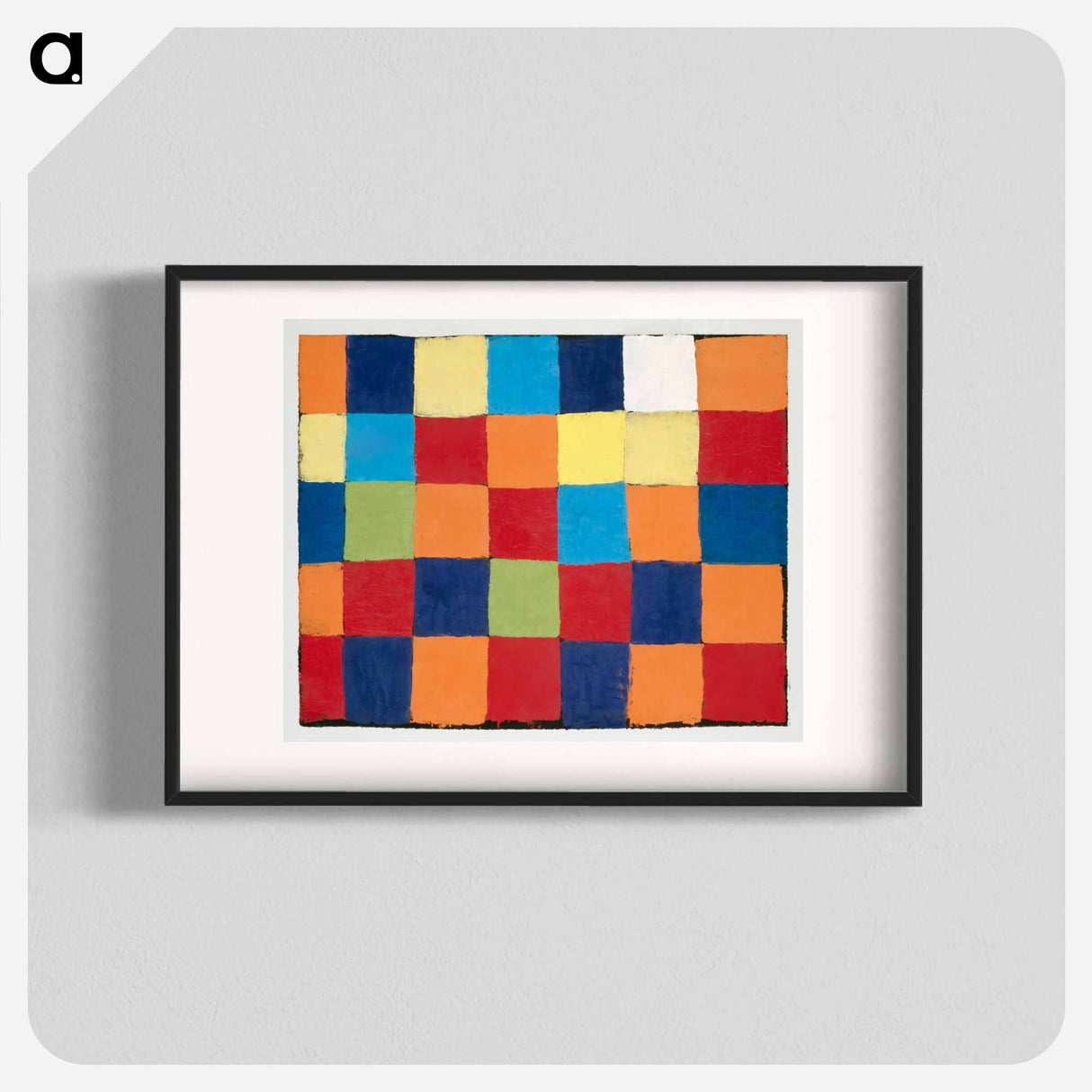 Qu 1" color chart
 - パウル クレー Poster.