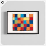 Qu 1" color chart
 - パウル クレー Poster.