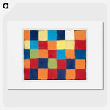 Qu 1" color chart
 - パウル クレー Poster.