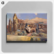 アートパネル-Landscape of the Moon's First Quarter - ポール ナッシュ Canvas.