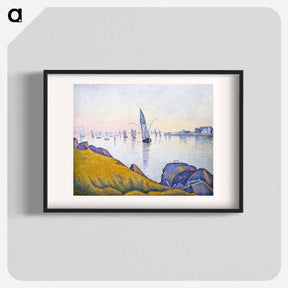 アートポスター-Evening Calm, Concarneau, Opus 220 (Allegro Maestoso) - ポール シニャック Poster.