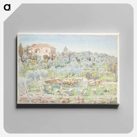 アートパネル-Mountainside Villa
 - ピーター ハンセン Canvas.