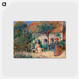 アートポストカード-In Brittany - ピエール オーギュスト ルノワール Postcard.