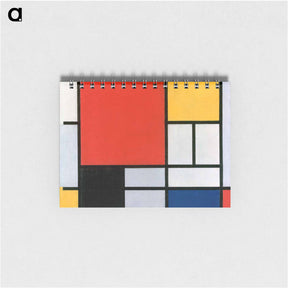 アートメモ帳-Composition with Red, Yellow, Blue, and Black - ピエト モンドリアン Memo.