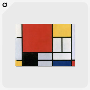 1-3_Piet-Mondrian_postcard
