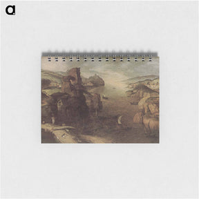 アートメモ帳-Landscape with Christ Appearing to the Apostles at the Sea of Tiberias - ピーター ブリューゲル Memo.