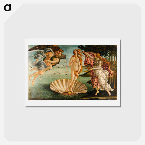 The Birth of Venus - サンドロ ボッティチェッリ Postcard.