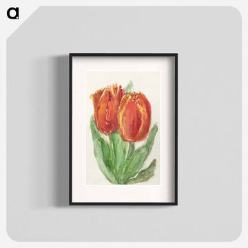 Two Red Tulips
 - シエンチェ メスダグ ファン ハウテン Poster.