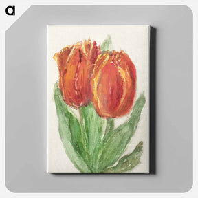 アートパネル-Two Red Tulips
 - シエンチェ メスダグ ファン ハウテン Canvas.