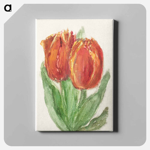 Two Red Tulips
 - Sienje Mesdag van Houten Canvas.