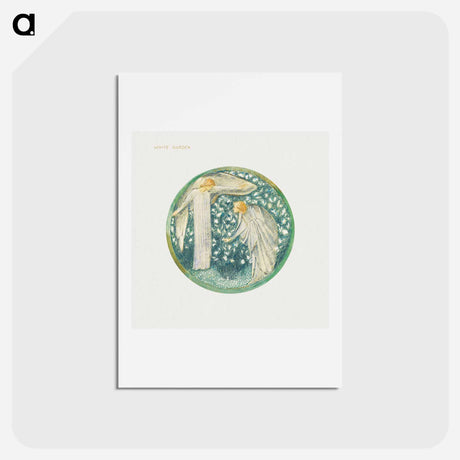 アートポストカード-White Garden
 - フラワーブック Postcard.