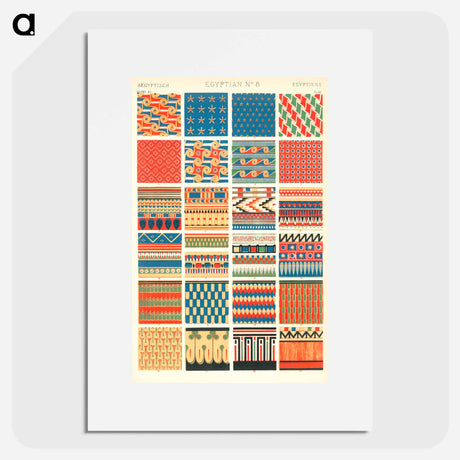アートポスター-Nineteenth Century Ornament Pattern
 - 装飾の文法 Poster.