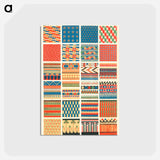 アートポストカード-Nineteenth Century Ornament Pattern
 - 装飾の文法 Postcard.