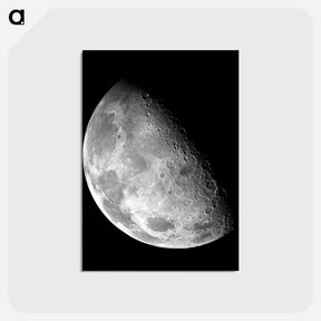 アートポストカード-Lunar North Pole Mosaic
 - ムーン Postcard.