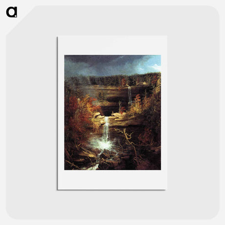 アートポストカード-Falls of the Kaaterskill - トーマス コール Postcard.