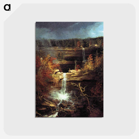 アートポストカード-Falls of the Kaaterskill - トーマス コール Postcard.