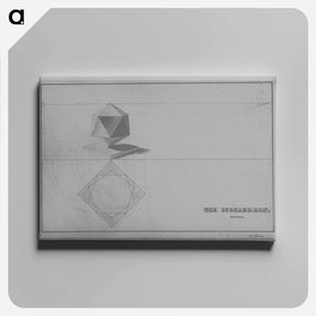 アートパネル-Drawing The Icosahedron - トーマス エイキンズ Canvas.