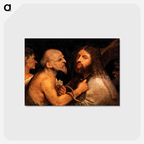 アートポストカード-Christ Carrying the Cross - ティツィアーノ ヴェチェッリオ Postcard.