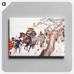 アートパネル-Public Appearances of Shōgun - 豊原 国周 Canvas.