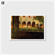 アートポストカード-Cloister of S. Onofrio - ウンベルト ボッチョーニ  Postcard.
