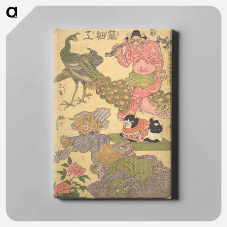 アートパネル-Basketry Work: By the Craftsman Ichida Shōshichirō of Naniwa
 - 歌川 国貞 Canvas.