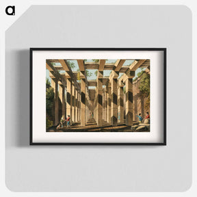 アートポスター-Ancient Cistern in Val di Noto - オスマン帝国領内の景色 Poster.