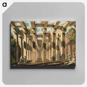 アートパネル-Ancient Cistern in Val di Noto - オスマン帝国領内の景色 Canvas.