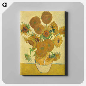 アートパネル-Sunflowers - フィンセント ファン ゴッホ Canvas.