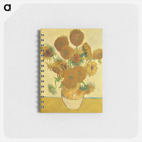 アートメモ帳-Sunflowers - フィンセント ファン ゴッホ Memo.