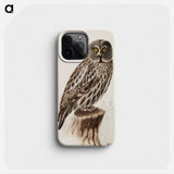 Great grey owl - Wilhelm von Wright Phone Case.