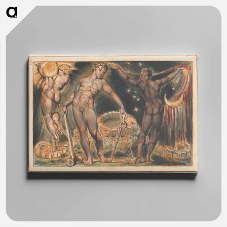 アートパネル-Jerusalem, Plate 100 - ウィリアム ブレイク Canvas.