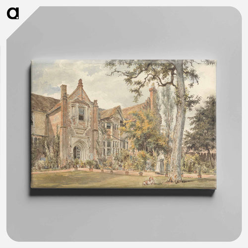 The Lecture House, Watford - ウィリアム ヘンリー ハント Canvas.