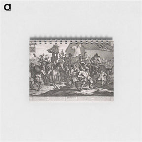 アートメモ帳-Hudibras Encounters the Skimmington, from 'Hudibras', by Samuel Butler - ウィリアム ホガース Memo.