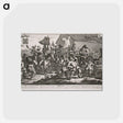 アートポストカード-Hudibras Encounters the Skimmington, from 'Hudibras', by Samuel Butler - ウィリアム ホガース Postcard.