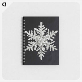 アートメモ帳-Wilson Bentley's Snowflake 1152 - ウィルソン ベントレー Memo.