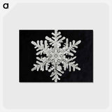 アートポストカード-Wilson Bentley's Snowflake 1152 - ウィルソン ベントレー Postcard.