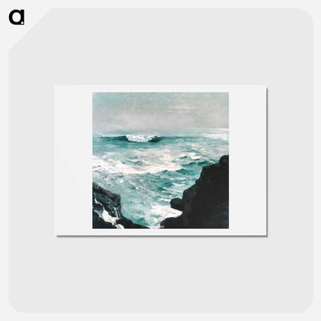 アートポストカード-Cannon Rock - ウィンスロー ホーマー Postcard.