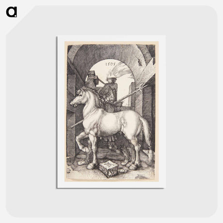 アートポストカード-The little horse - アルブレヒト デューラー Postcard.