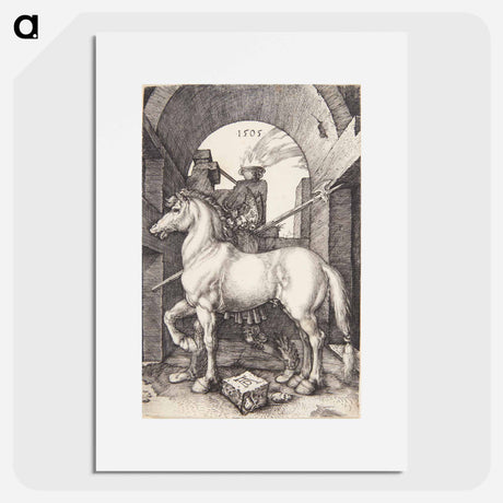 アートポスター-The little horse - アルブレヒト デューラー Poster.