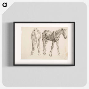 アートポスター-Horse, Hevosia - アルフレッド ウィリアム フィンチ Poster.