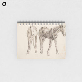 アートメモ帳-Horse, Hevosia - アルフレッド ウィリアム フィンチ Memo.